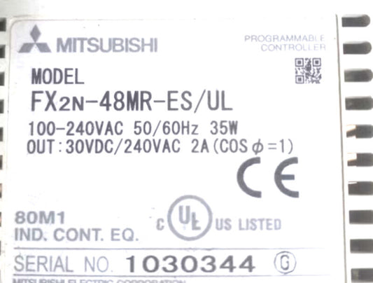 1PC  Mitsubishi FX2N-48MR-ES/UL FX2N48MRES/UL
