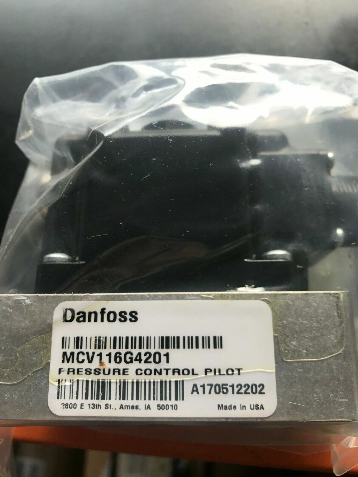 new 1PC  DANFOSS CONTROL VALVE MCV116G4201 PING