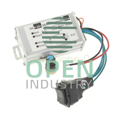 Max 20A 12V 24V PWM DC Motor Stepless Variable Speed Control Controller Switch M