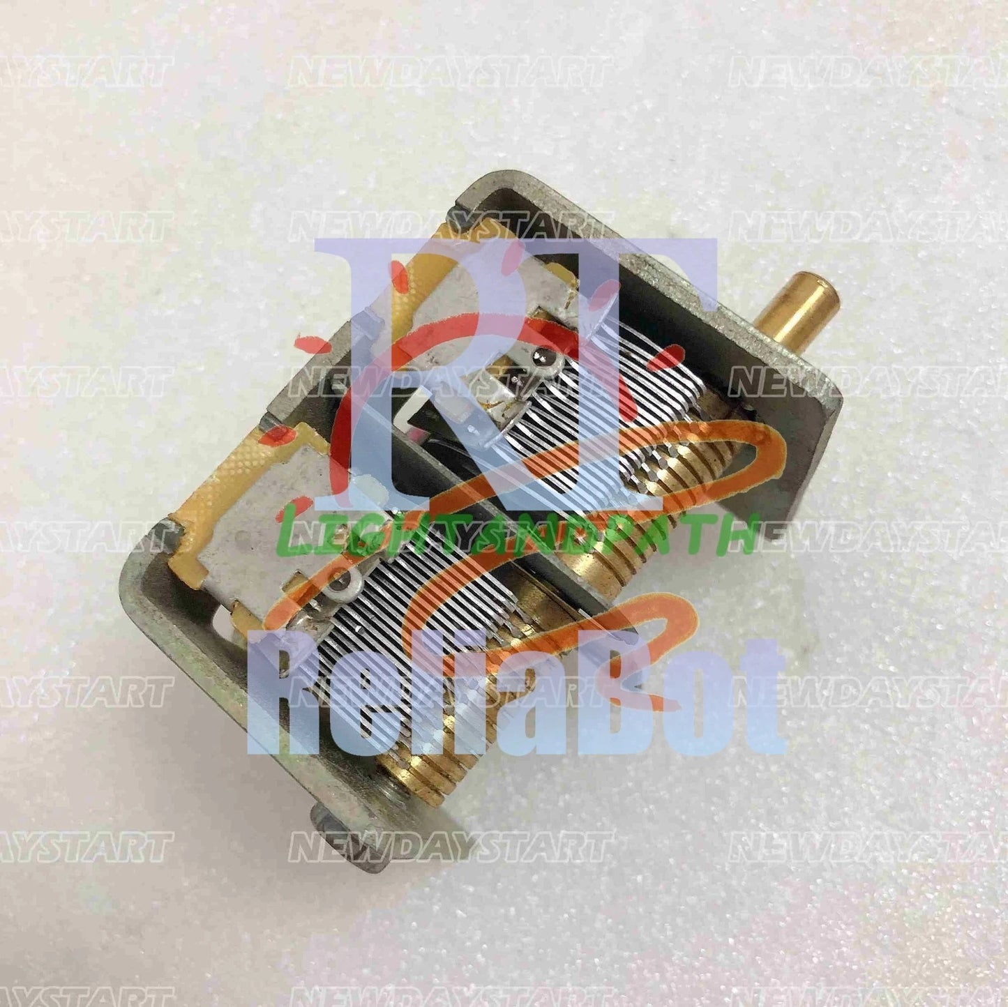 365+365pF Broadcast Dual Gang Dual-unit Air Dielectric Variable Capacitor