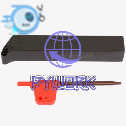 SRGCR1616H06 16mm Lathe External Turning Tool Holder +10Pcs RCMT0602MO inserts