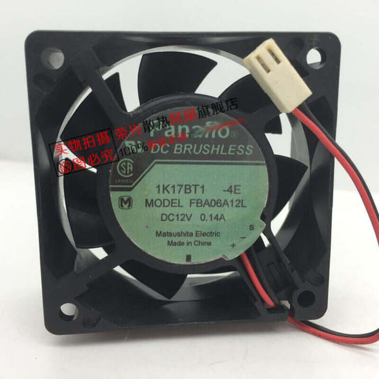 new FBA06A12L 6025 12V 0.14A silent chassis cooling fan