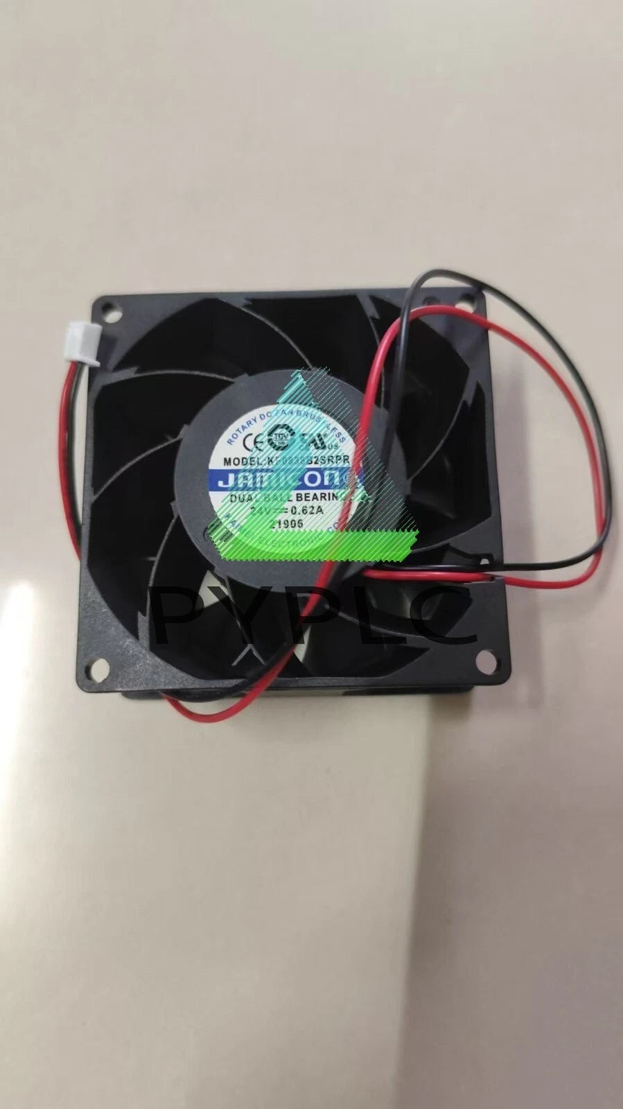 1 PCS JAMICON Fan KF0838B2SRPR DC24V 0.62A 8CM 8038 2 wire cooling fan