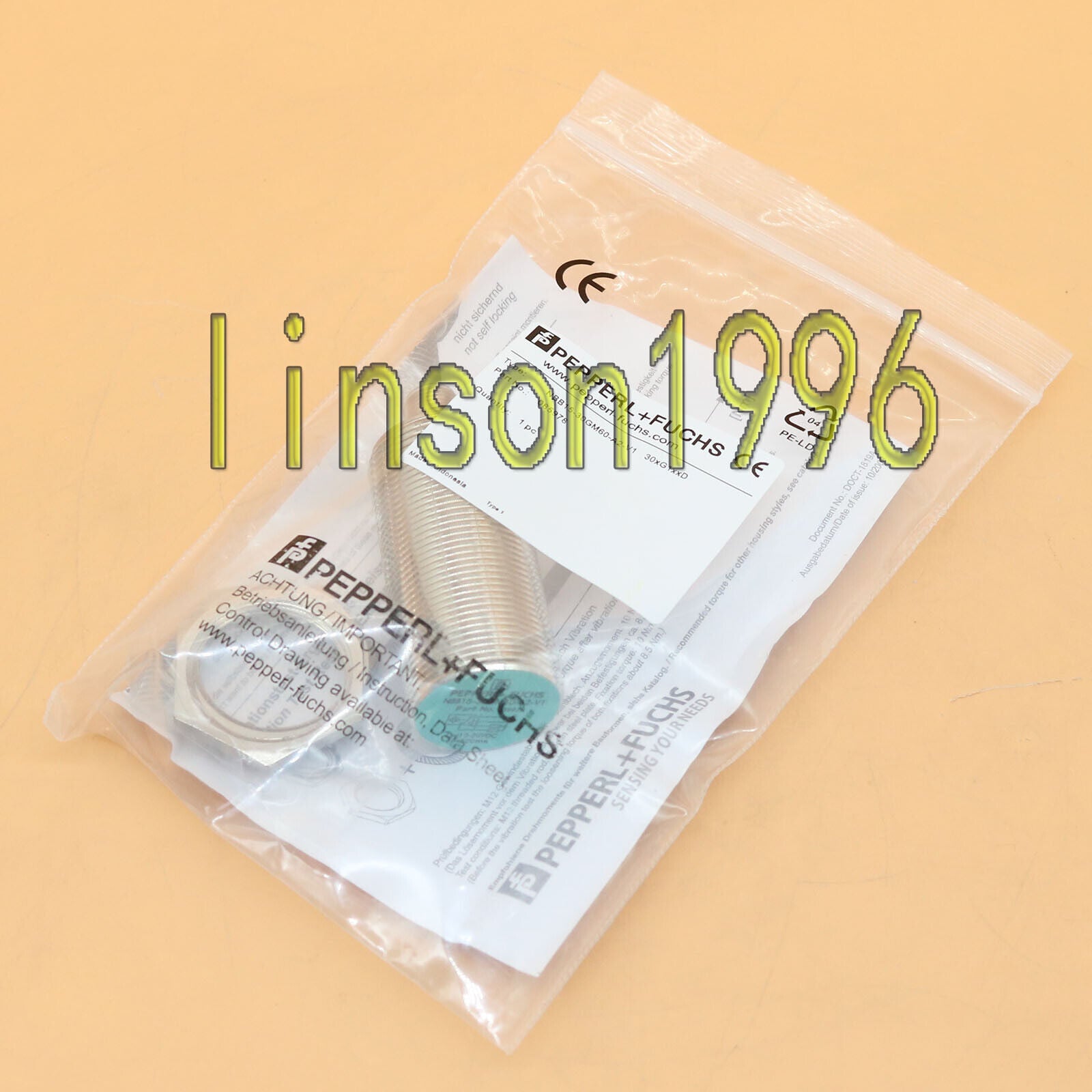 PEPPERL+FUCHS NBB15-30GM60-A2-V1 PROXIMITY SENSOR - PEPPERL+FUCHS