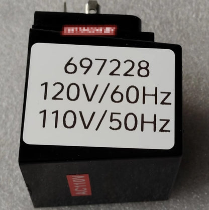 1Pcs  Replace For 697228 110VAC solenoid valve coil
