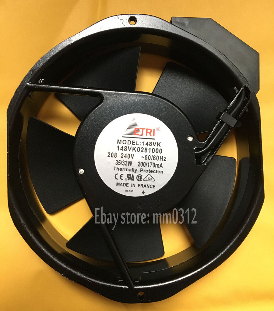 1PC  ETRI 148VK 148VK0281000 fan 208-240V 35/33W 172*150*38MM