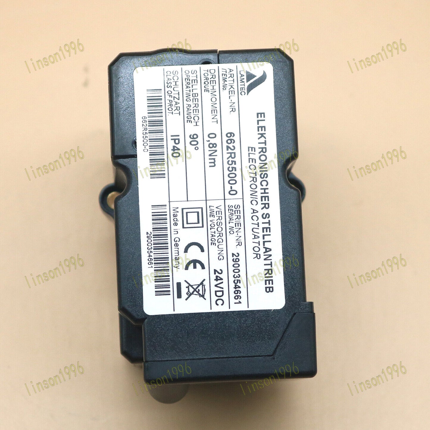 New One LAMTEC 662R5500-0 Servo Motor 0.8NM - KOEED