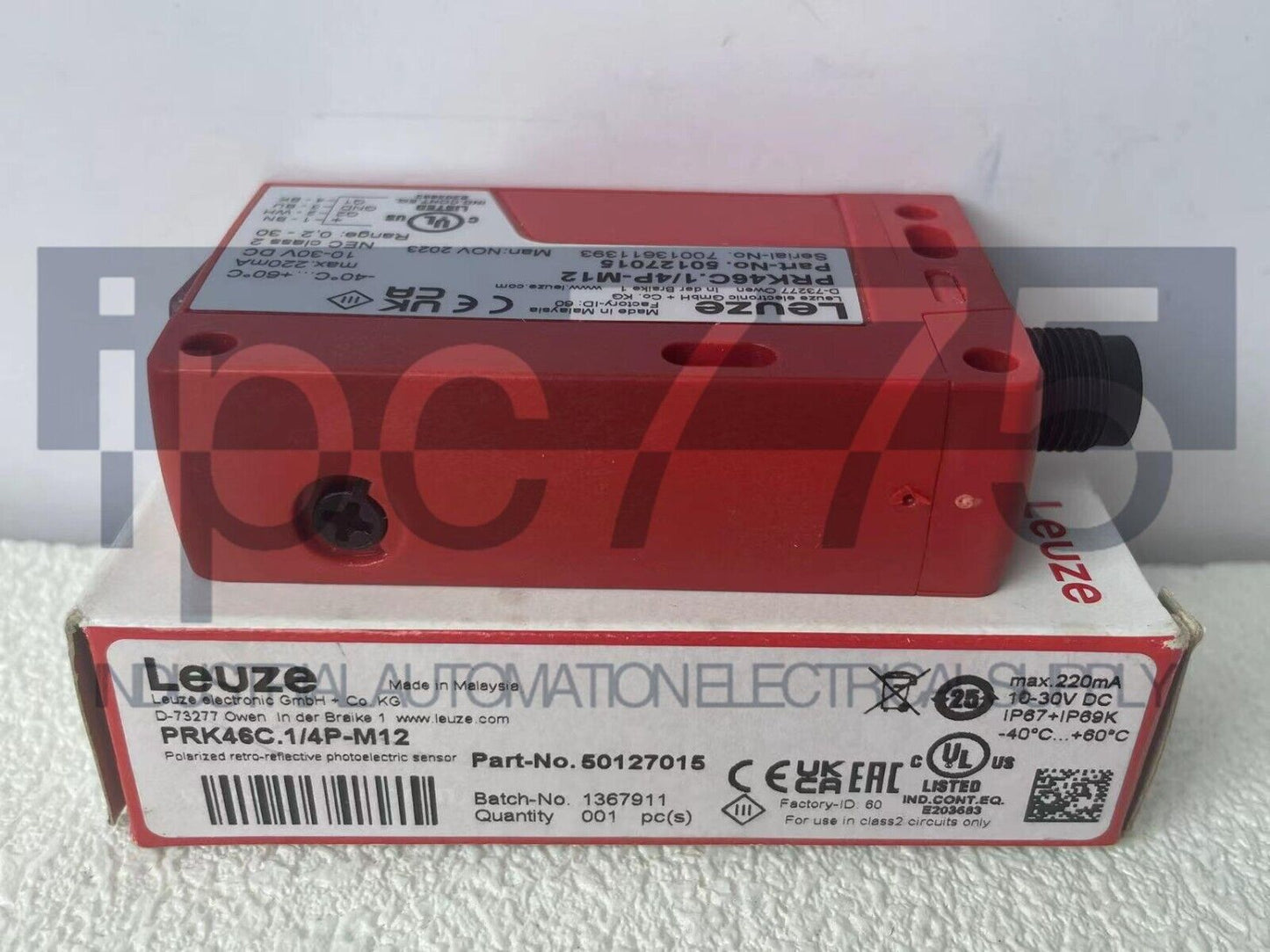 1 PC PRK46C.1/4P-M12 50127015 - KOEED