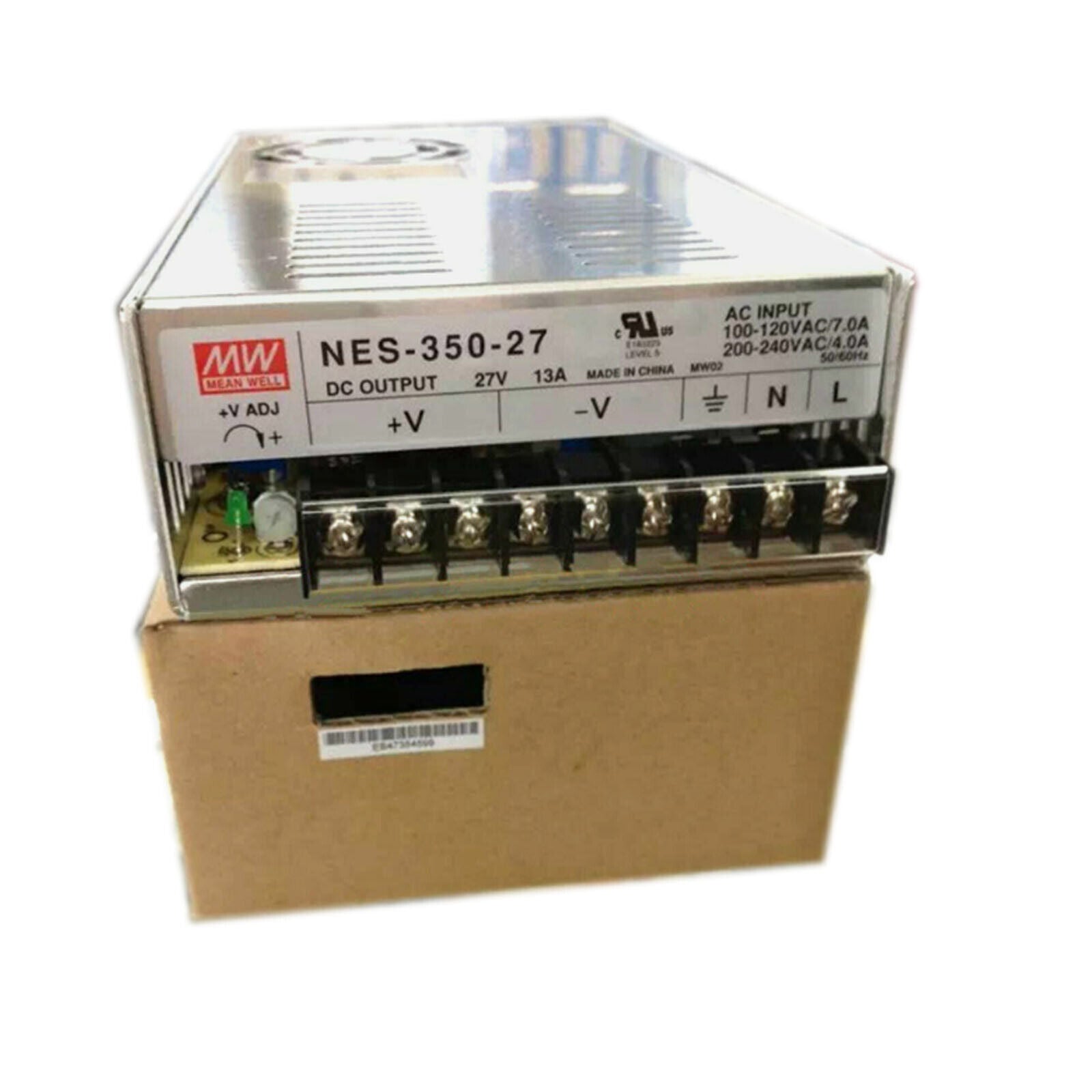 MEANWELL MW-NES-350-27 27V 13A 350W AC/DC Switching Power Supply - MEANWELL