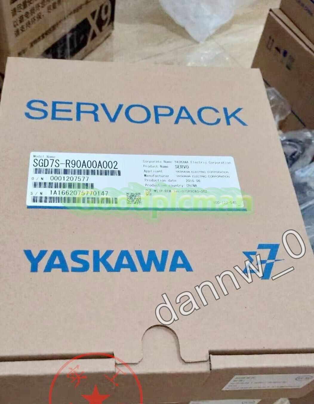 Yaskawa SGD7S-R90A00A002 AC Servo Drive 1Pcs/