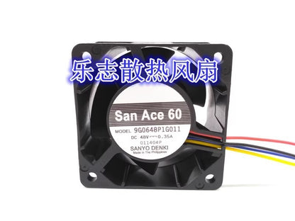 Sanyo SanAce60 9G0648P1G011 6038 DC48V 0.35A 4-Wire 4-Wire Inverter Cooling Fan