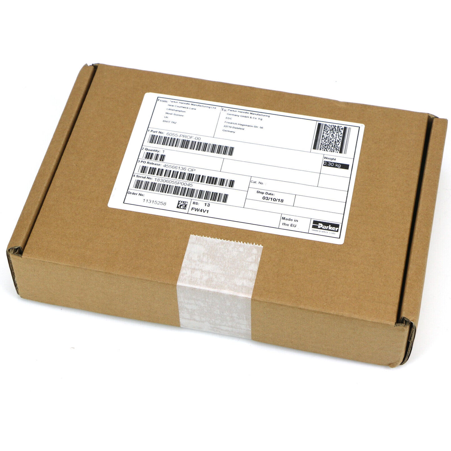 Parker 6055 PROF AH500602U001 Communication Board with Parker Model 6055 PROF AH500602U001 - PARKER