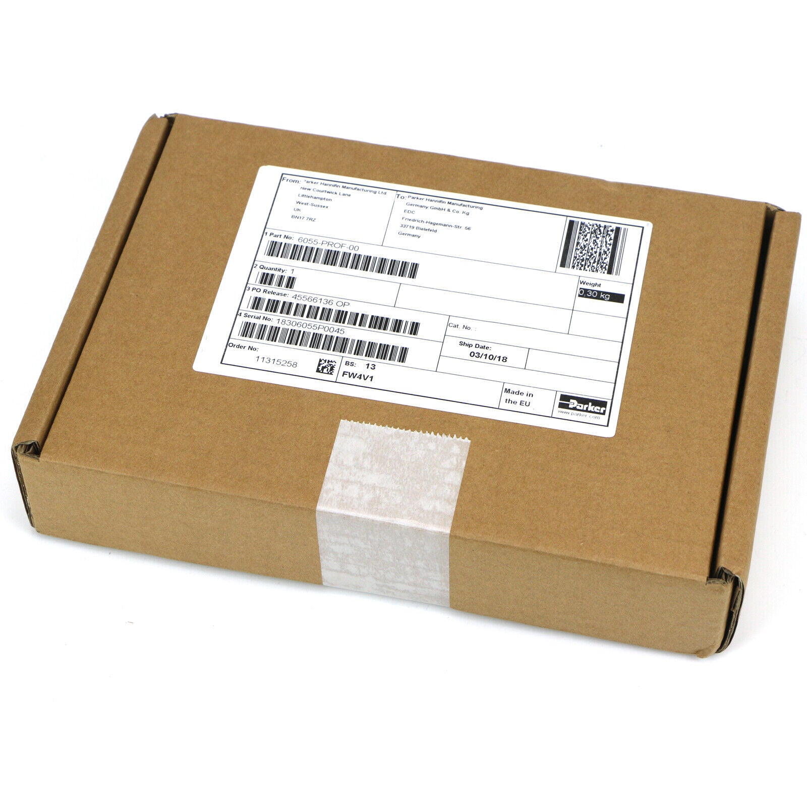Parker 6055 PROF AH500602U001 Communication Board with Parker Model 6055 PROF AH500602U001 - PARKER