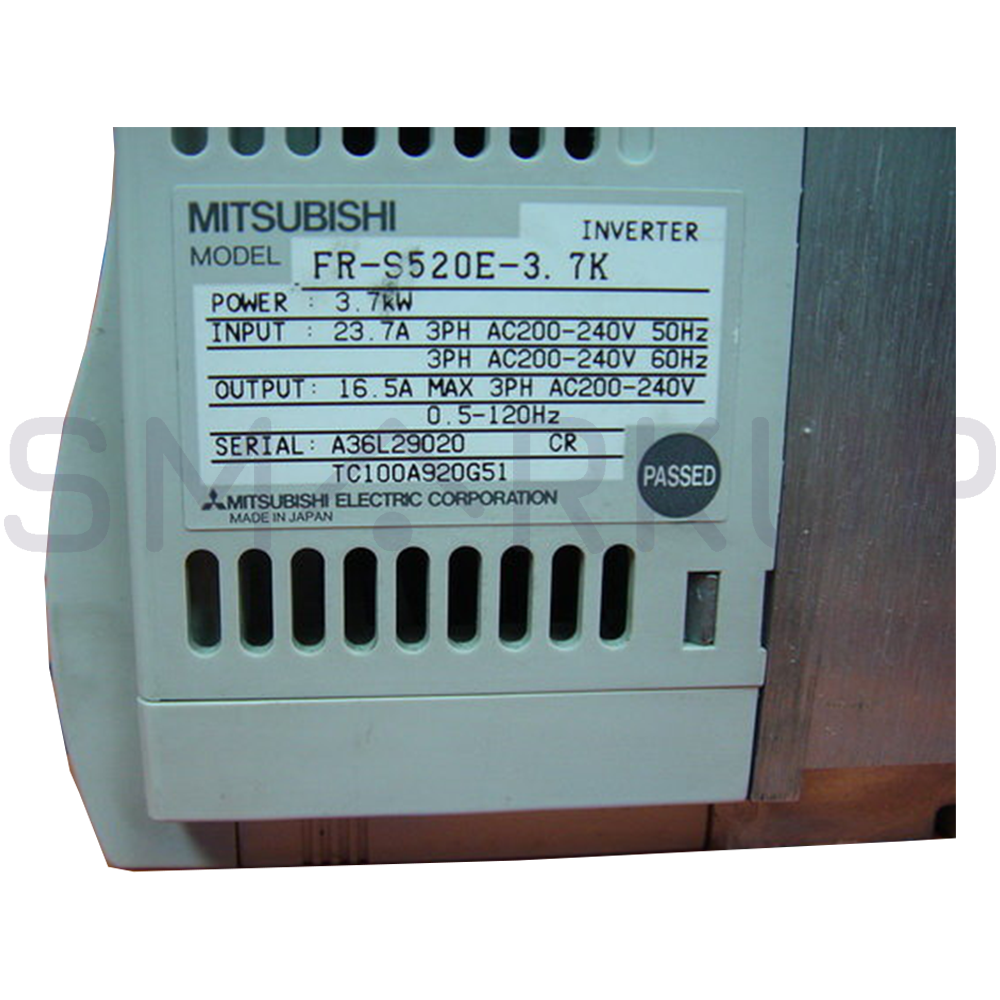 used & Tested MITSUBISHI FR-S520E-3.7K Inverter 3.7KW 220V