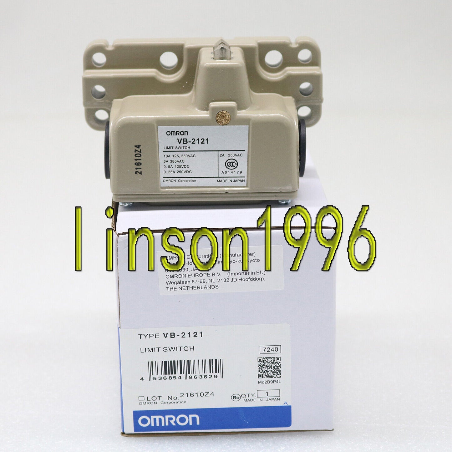 Omron VB-2121 Limit Switch In Box - OMRON