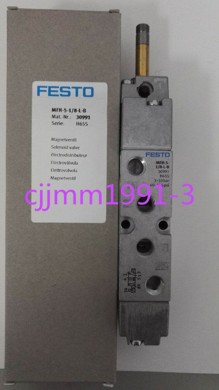 new 1PC FESTO Solenoid valve MFH-5-1/8-L-B 30991