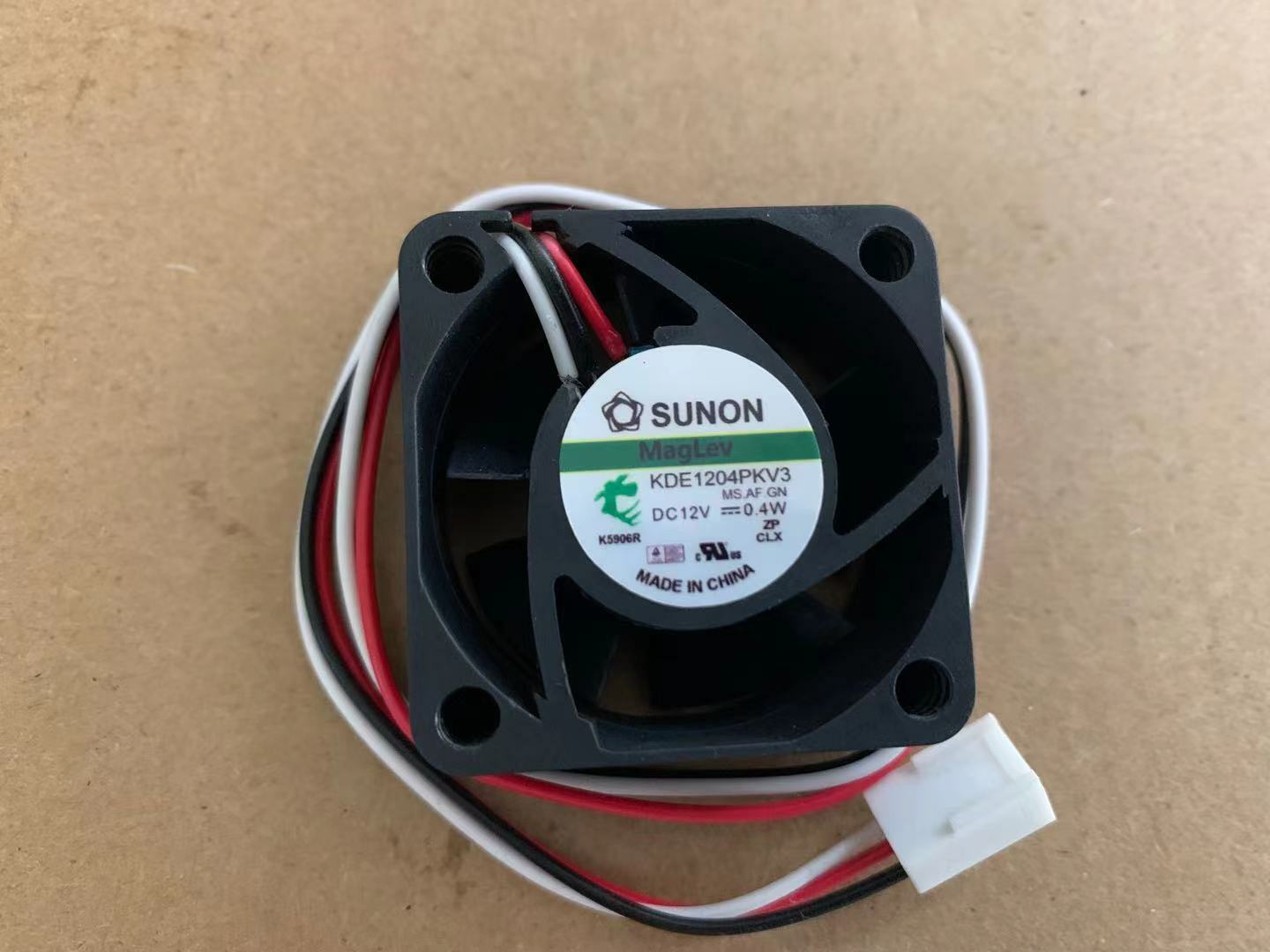 new Sunon MagLev KDE1204PKV3 MS.AF.GN 3pin DC12V 0.4W 40*40*20MM SILENT FAN