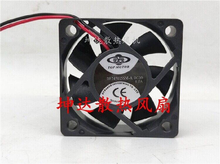 used TOP MOTOR DF245015SM-A 5015 24V 0.13A cooling fan