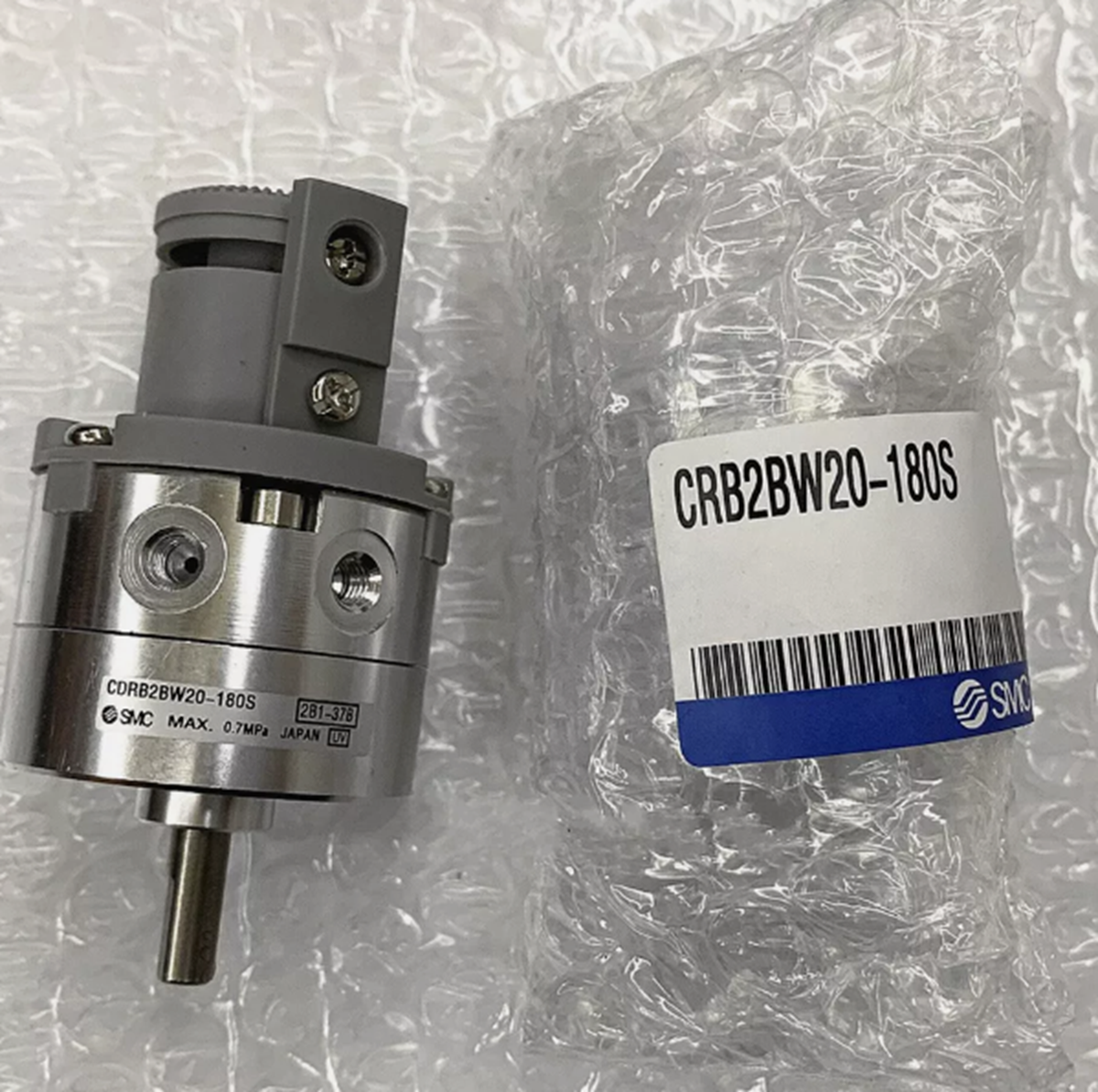 new  SMC CRB2BW20-180S ROTARY ACTUATOR 180 SINGLE VANE STAINLESS STEEL