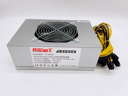 new Quiet single channel 2000W 8 card platform T9 Avalon power supply - QUIET T9 AVALON