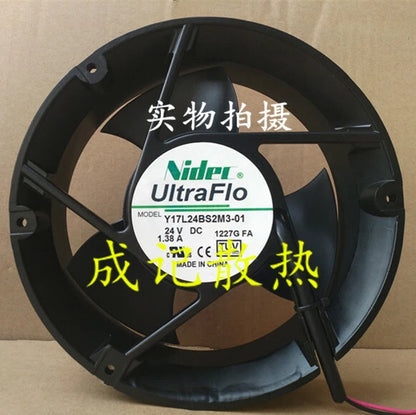 1pcs NIDEC Y17L24BS2M3-01 17251 24V 1.38A 17CM Large air volume Inverter fan