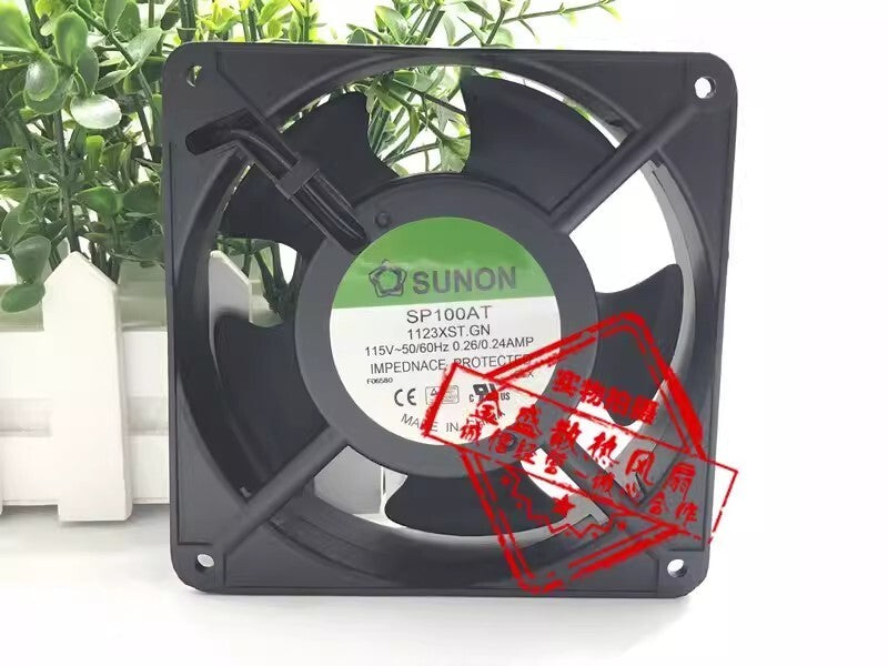 SUNON SP100A 1123XST.GN 115V 0.26/0.24A 12CM AC Axial Cooling Fan