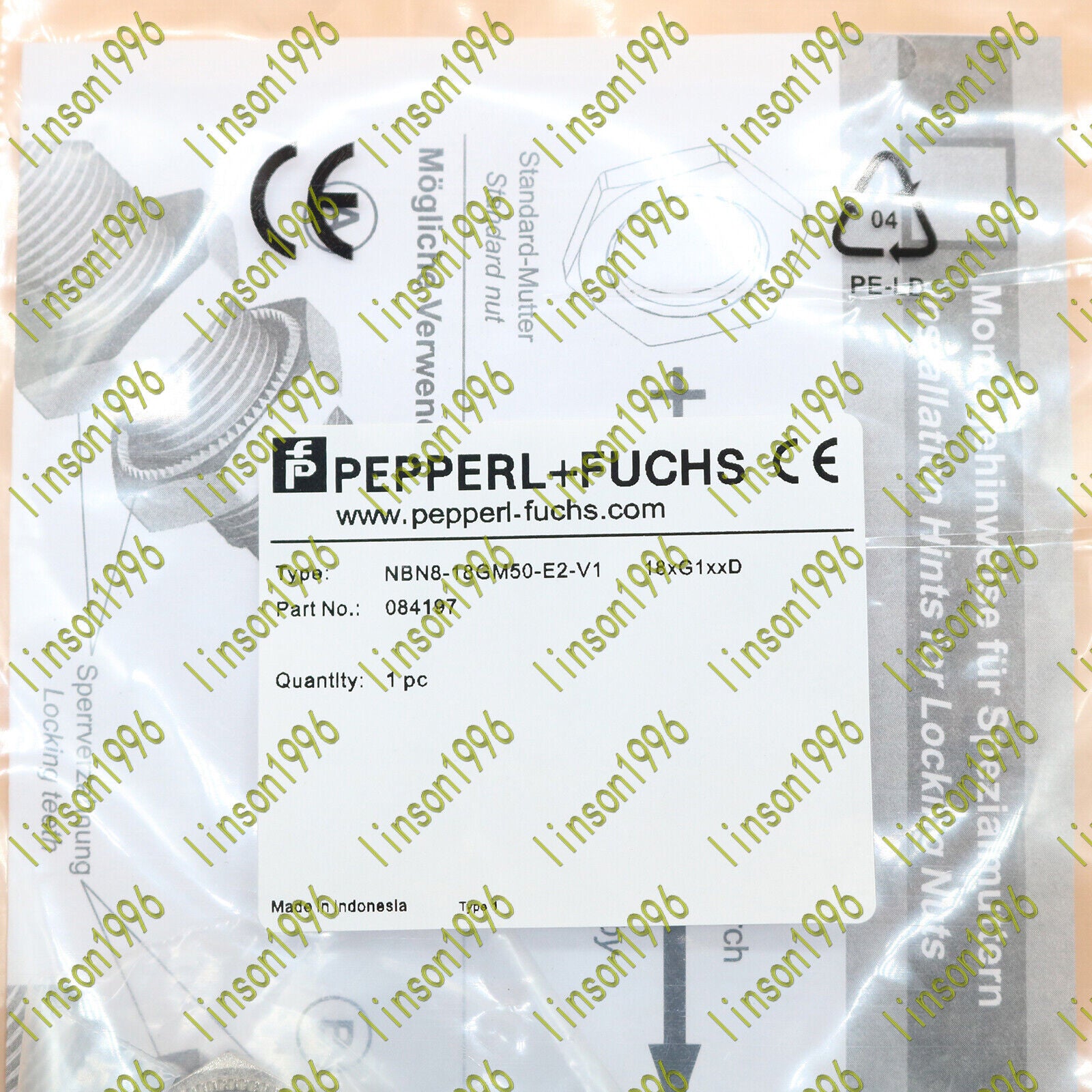 Pepperl+Fuchs NBN8-18GM50-E2-V1 Proximity Switch - PEPPERL+FUCHS