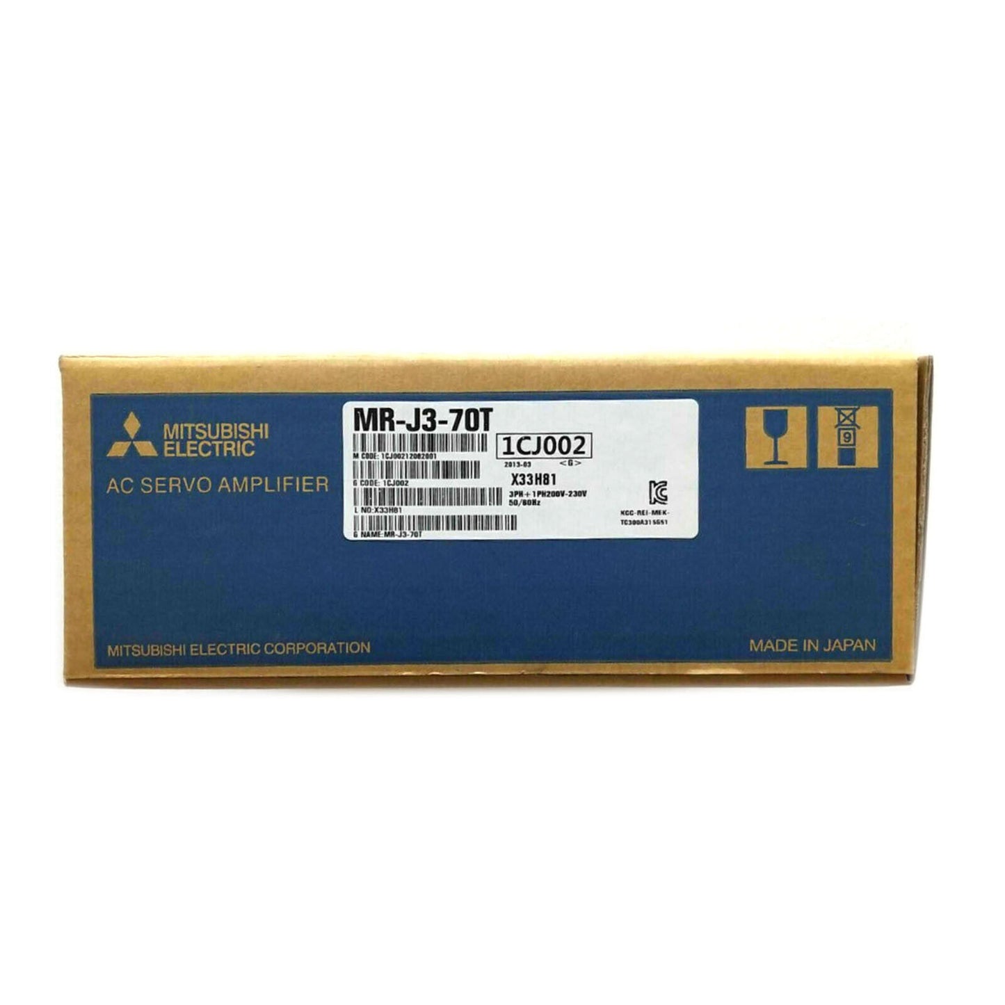 MITSUBISHI MR-J3-70T Servo Driver – New - MITSUBISHI