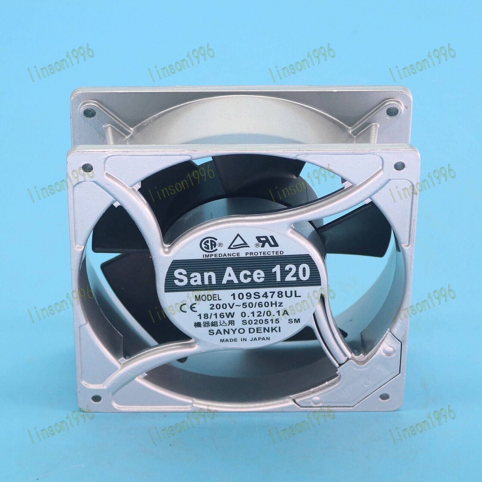 12CM Industrial AC Cooling Fan, 109S478UL, Fast Ship - SANYO