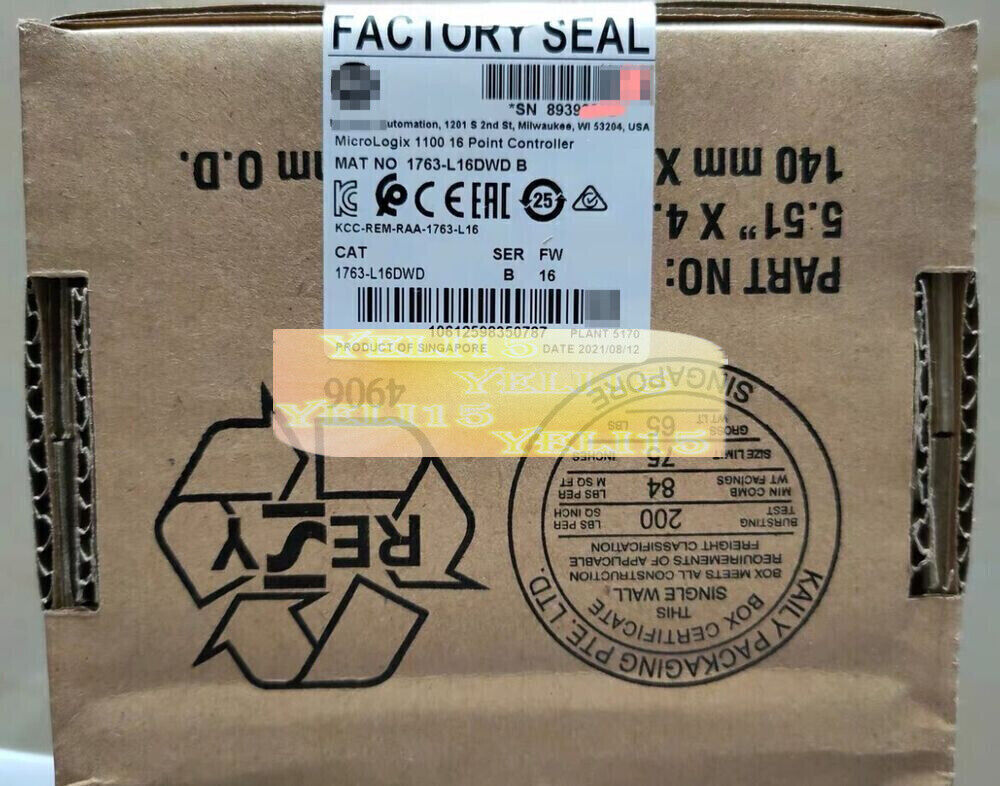 New Factory Sealed 1763-L16DWD 1100 16 Point Controller - FACTORY SEALED