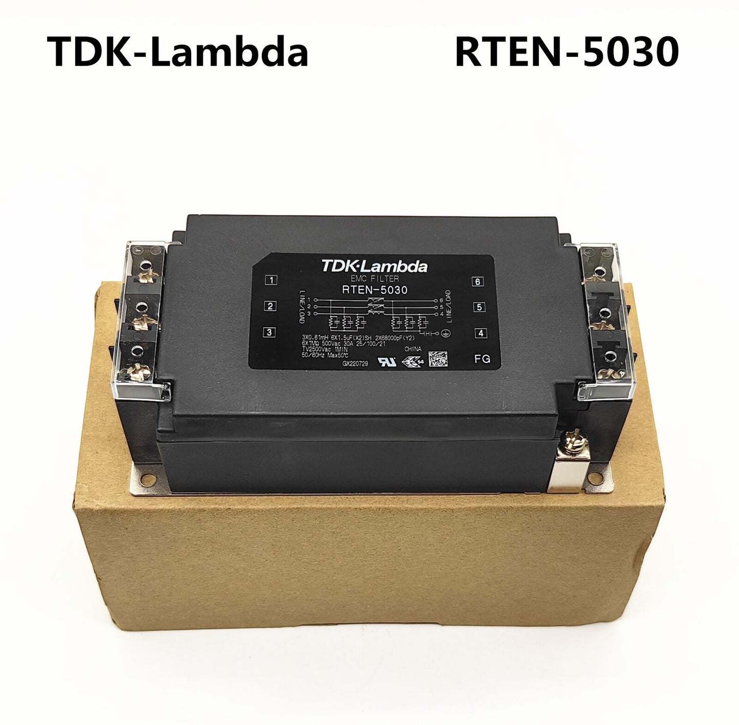 new 1PCS TDK-Lambda Power Filter RTEN-5030 30A Three-phase Filter - TDK