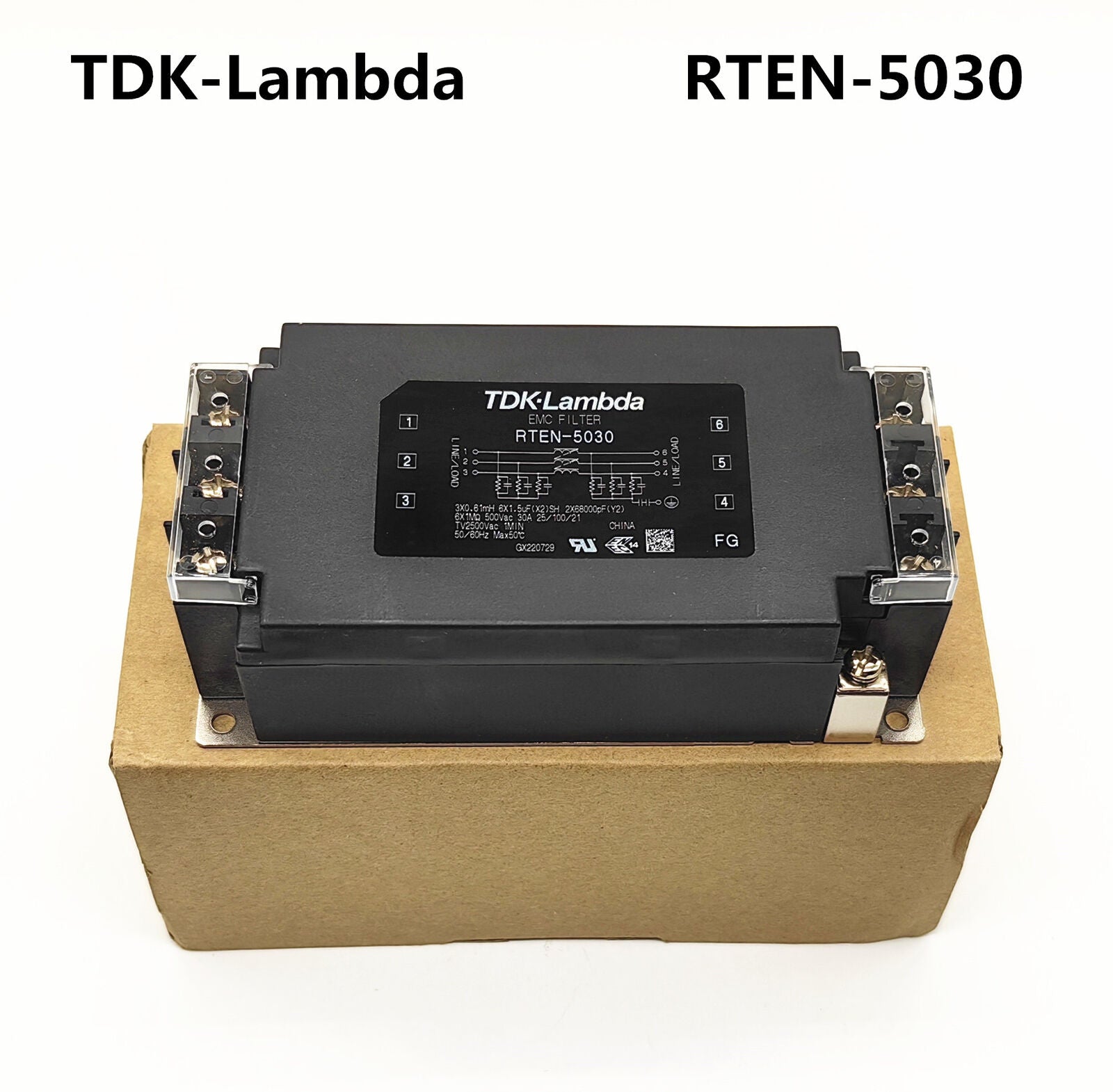new 1PCS TDK-Lambda Power Filter RTEN-5030 30A Three-phase Filter - TDK