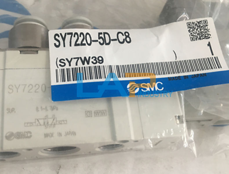 SMC SY7220-5D-C8 Solenoid Valve - 1PCS New Model - SMC