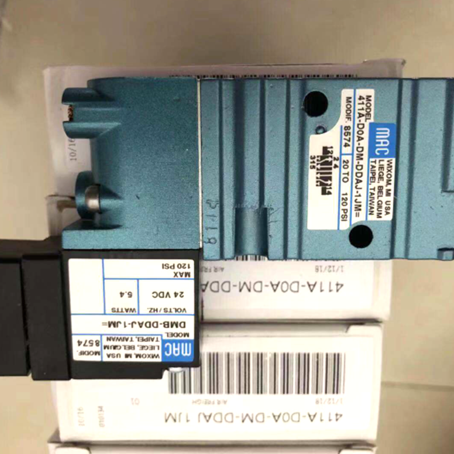 MAC 411A-DOA-DM-DDAJ-1JM Solenoid Valve - MAC