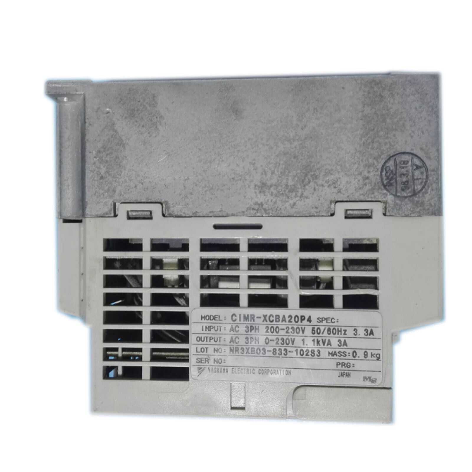 used YASKAWA CIMR-XCBA20P4 0.4KW 220V Inverter - YASKAWA