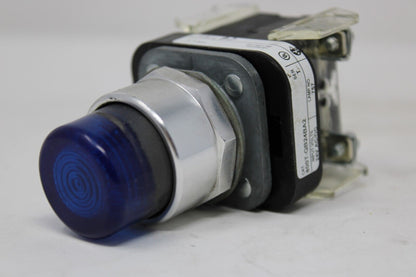 used Allen-Bradley 800T-QB24BA2 Blue Illuminated Pushbutton - ALLEN-BRADLEY
