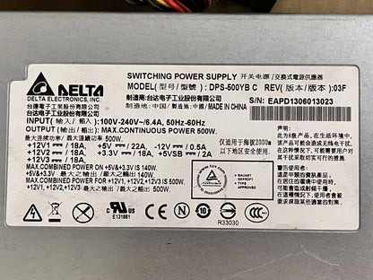 new 1pcs Delta 1U 500W Server Power Supply DPS-500YB C - DELTA