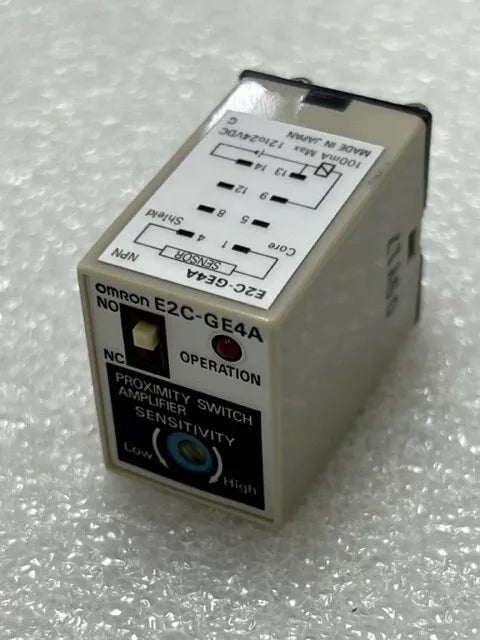 Omron E2C-GE4A Proximity Switch Amplifier Unit - High-Quality Amplifier for Proximity Switches, Durable and Reliable Design, Easy to Install - OMRON