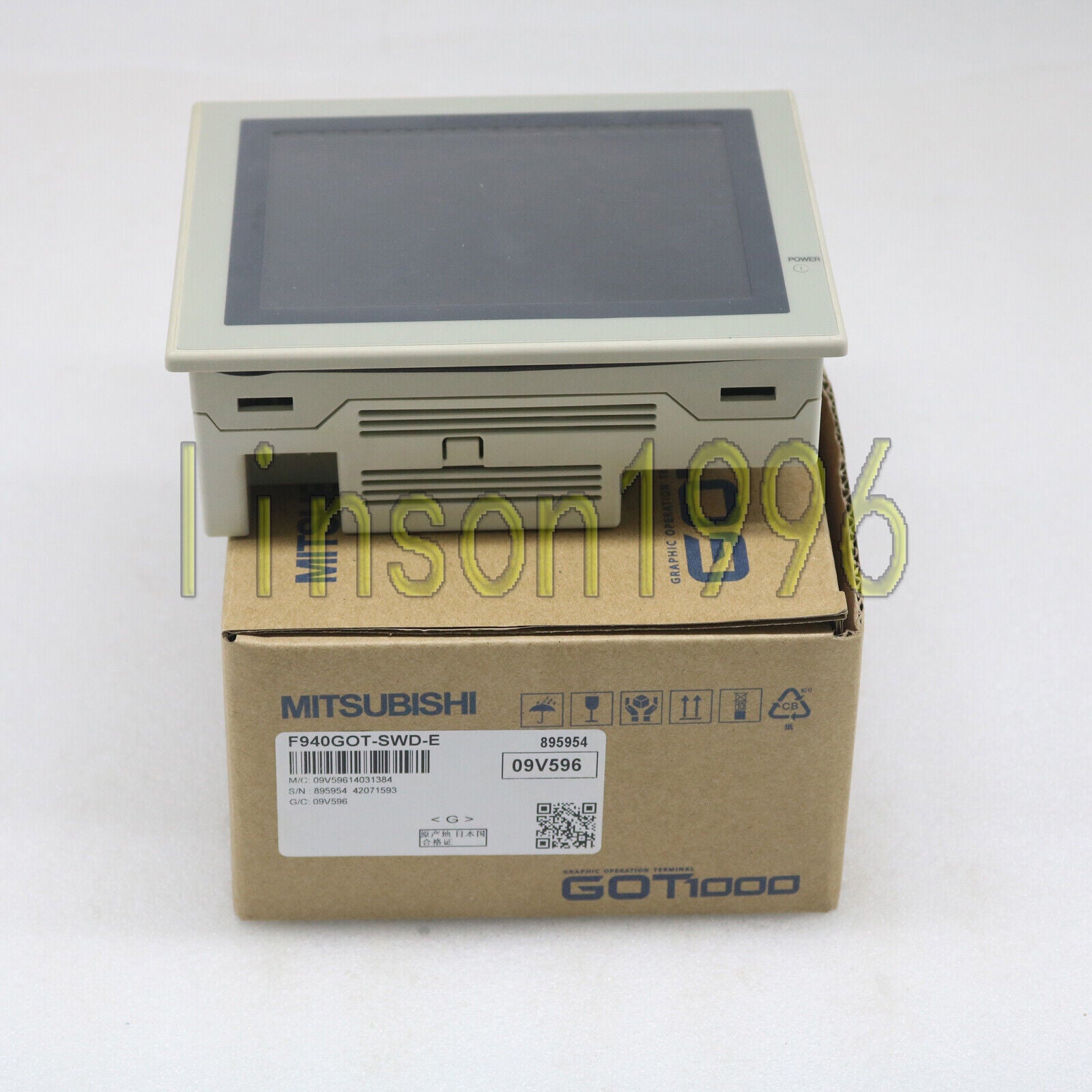 New Mitsubishi F940GOT-SWD-E Touchscreen Panel 1-Year Warranty - MITSUBISHI DISPLAY TECHNOLOGIES