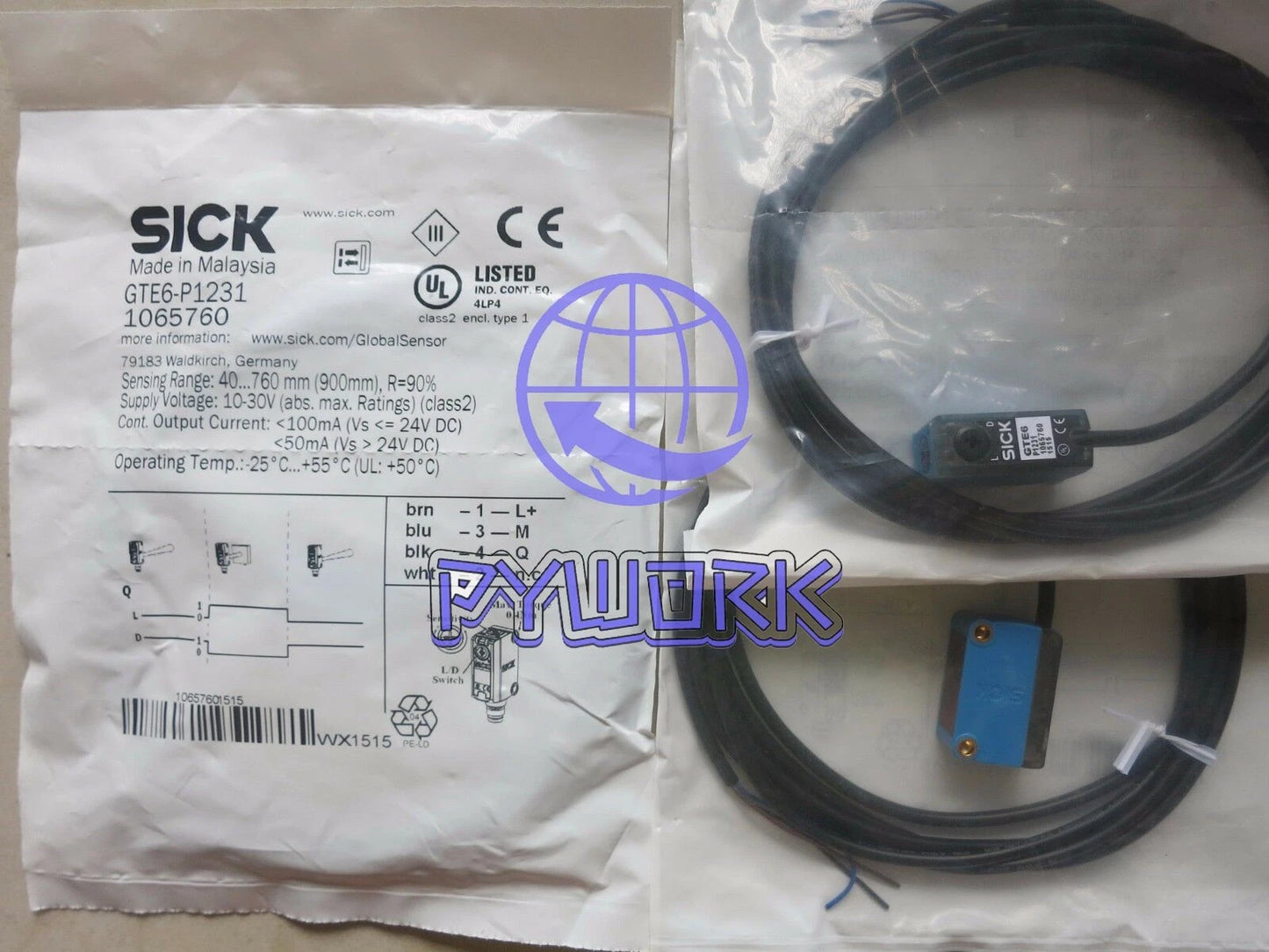 1PC SICK GTE6-P1231 sensors free shipping