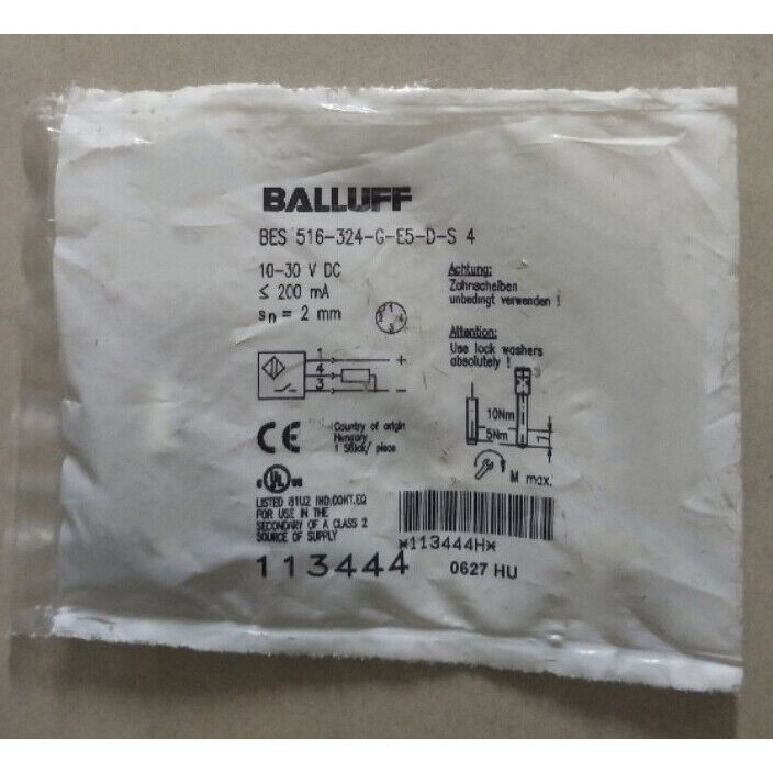 new 1PC  Balluff BES 516-324-G-E5-D-S4 PROXIMITY SWITCH Balluff