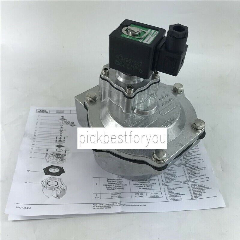 new 1PC For SCG353A050 AC220V 2 inch right angle pulse valve #H198AB DX - DX