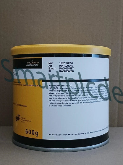 KLUBER Lubrication Klubersynth BHP 72-102 600g ( 21.2 OZ) free shipping