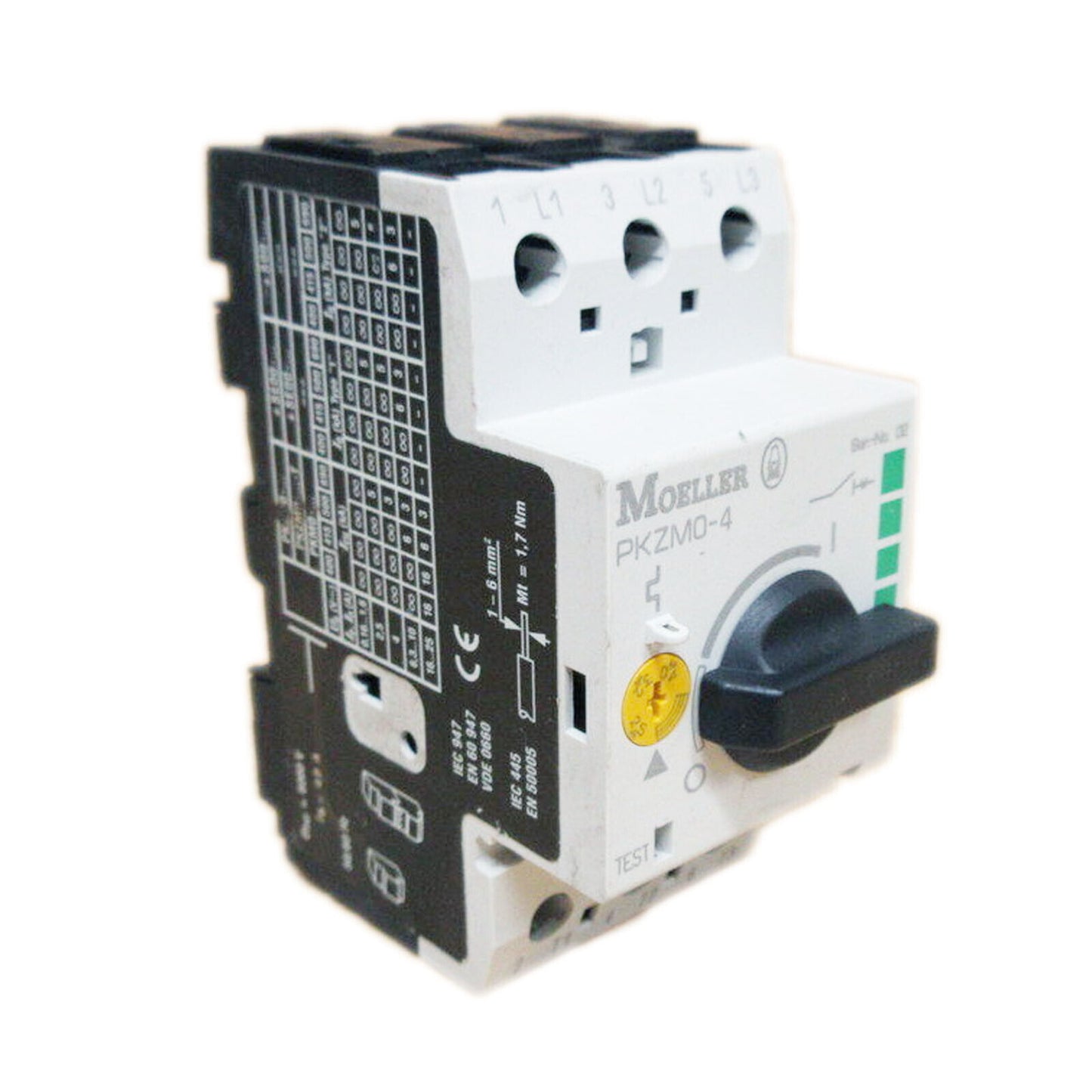 1 PCS MOELLER PKZM0-4 Protection Circuit Breaker, 2.5-4.0A, IN STOCK - MOELLER