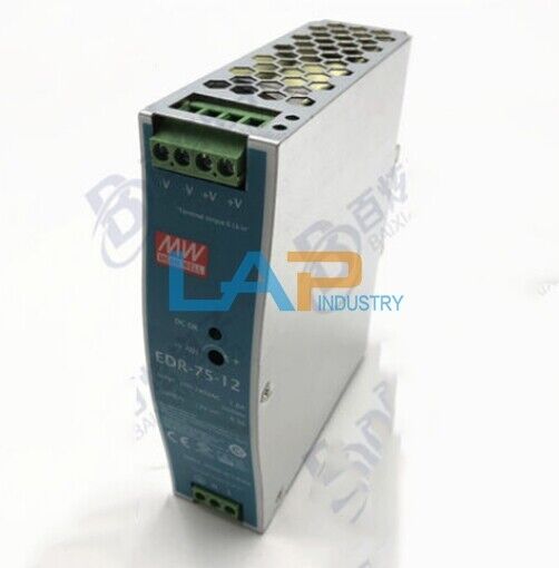 1PCS FOR MEANWELL Switching Power EDR-75-12 12V 6.3A - MEANWELL