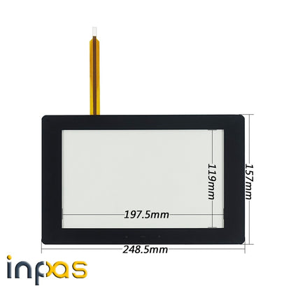 1X Touch screen panel glass with Protective film for G09C0000 G09C1000