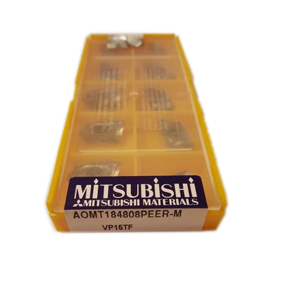 MITSUBISHI CNC Blade AOMT184808PEER-M VP15TF 10PCS Set - MITSUBISHI