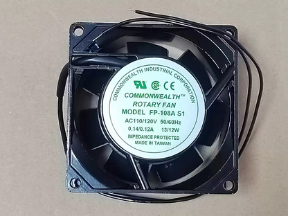 new Commonwealth FP-108A S1 AC110/120V 13/12W 80*80*38MM 2wire cooling fan