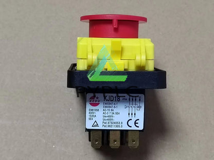 1Pc KEDU KJD18 EN61058 marine grinder 7Pins power Pushbutton switch 400V 50Hz