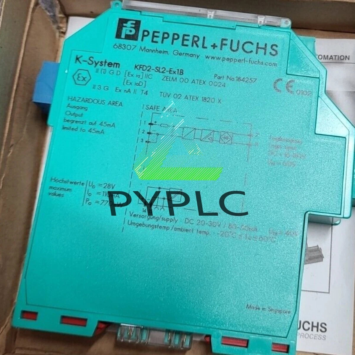 Pepperl+Fuchs KFD2-SL2-EX1.B signal isolator safety barrier -184257